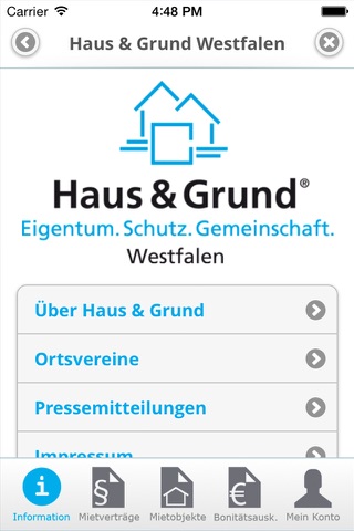 Haus & Grund Westfalen screenshot 2