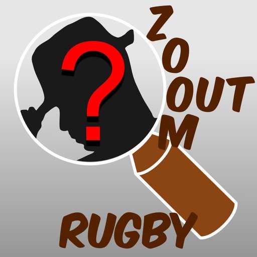 Zoom Out Rugby Union Quiz Maestro - Close Up Player Word Trivia Icon
