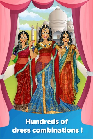 Indian Bride Dress Up-Fun Doll Makeover Game screenshot 3