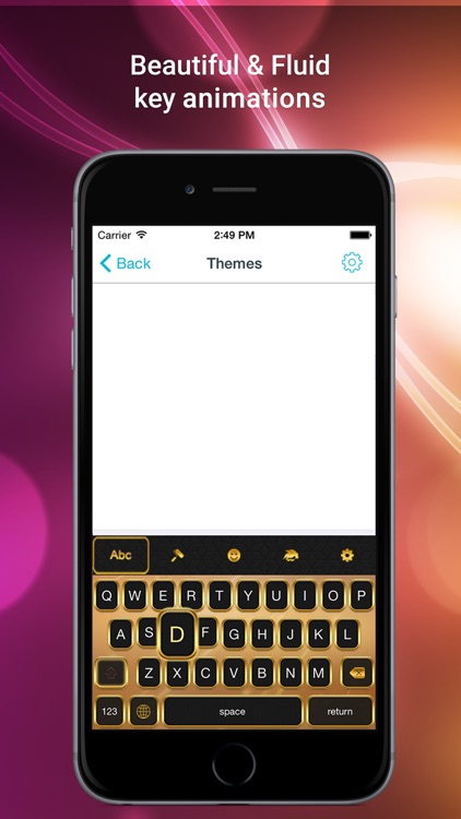 Color Vibes Keyboard - experience typing with the best custom themes extension, top stickers and emoji screenshot-3