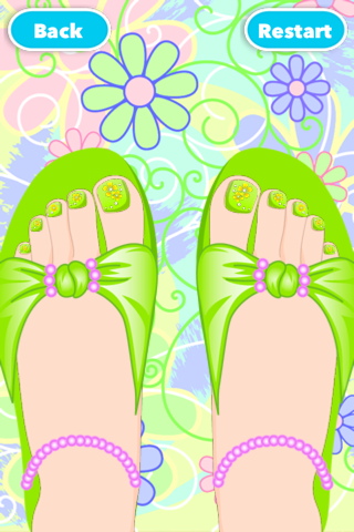 Toe Nail Art Salon - kids games for fun screenshot 4