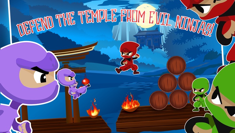 Tiny Ninja Run - Ninja Fighter Run and Jump Adventure