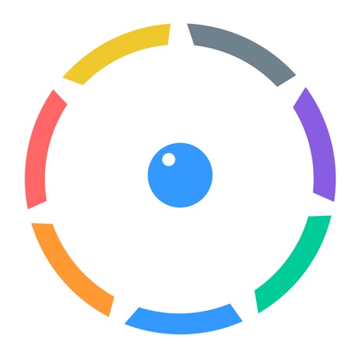 Color Bounce - Spinny Circle&Drop Ball Simple Reaction Game Icon