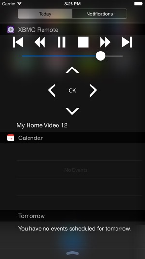 XBMC Remote Widget