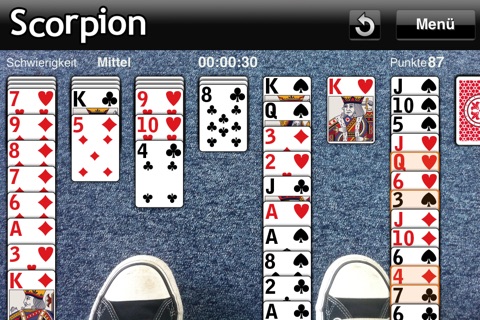 The Scorpion Solitaire screenshot 2