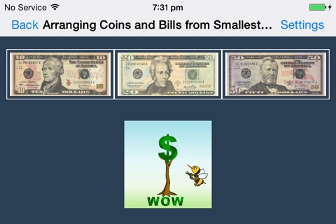 Arranging Coins and Bills USD screenshot 2