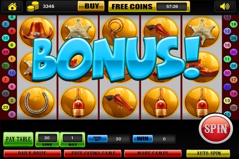Six-Guns Slots in Western Fortune Featuring Casino Tournaments Free screenshot 4