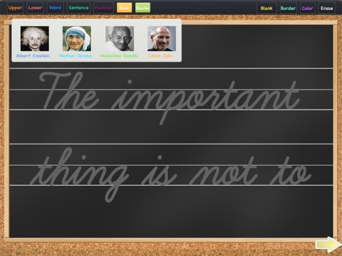 Cursive Practice FullScreen screenshot 4