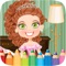 Princess Colorbook Educational Coloring Game for Kids Girls