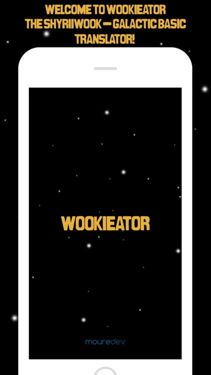 Wookieator the Wookiee translator