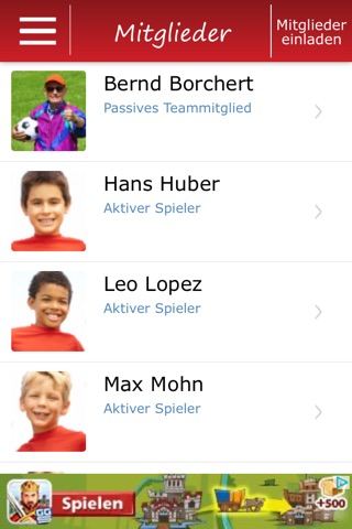 UnserTeam - Team Manager screenshot 2