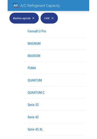 A/C Refrigerant Capacity screenshot 2