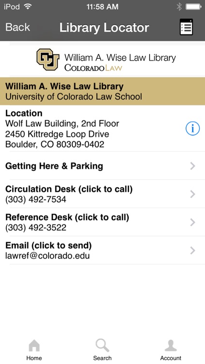 CU Boulder Wise Law Library screenshot-4