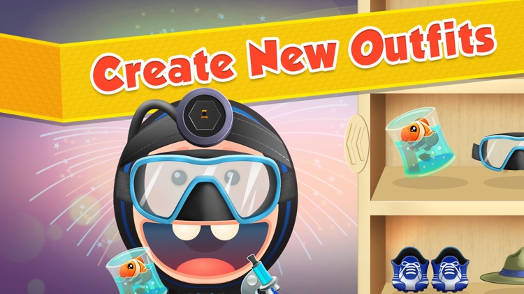 Dressup , Makeover & Hair Salon Game with Icky - A Learning Puzzle for Kids about People & Jobs FULL