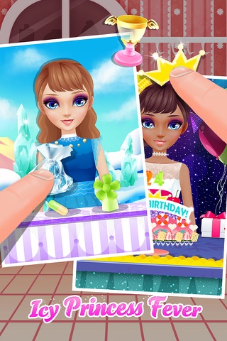 Ice Princess Dress Up - Birthday Fever screenshot 2