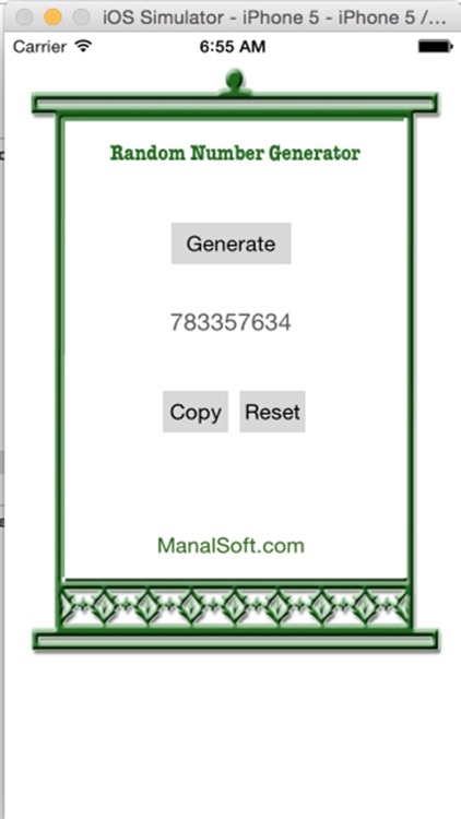 Random Number Generator 1