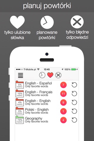 linguapp - Twój osobisty trener słówek screenshot 3