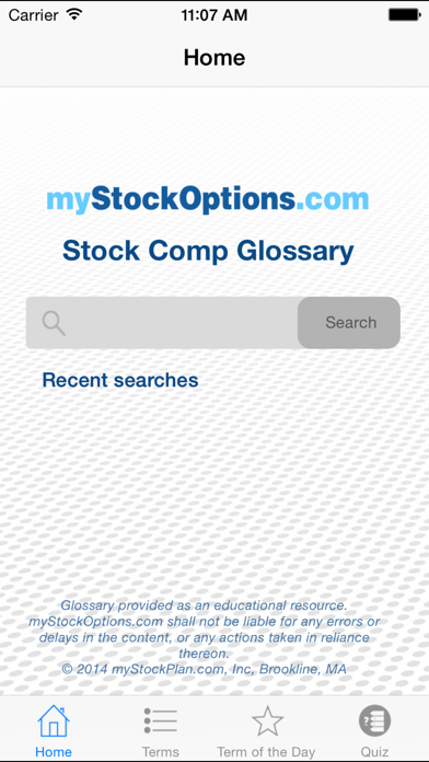 How to cancel & delete Stock Compensation Glossary from iphone & ipad 1