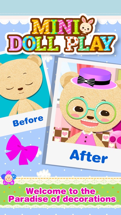 Face My Talking Bunny AA: Virtual Doll Makeover Salon Center - Kids Free Game