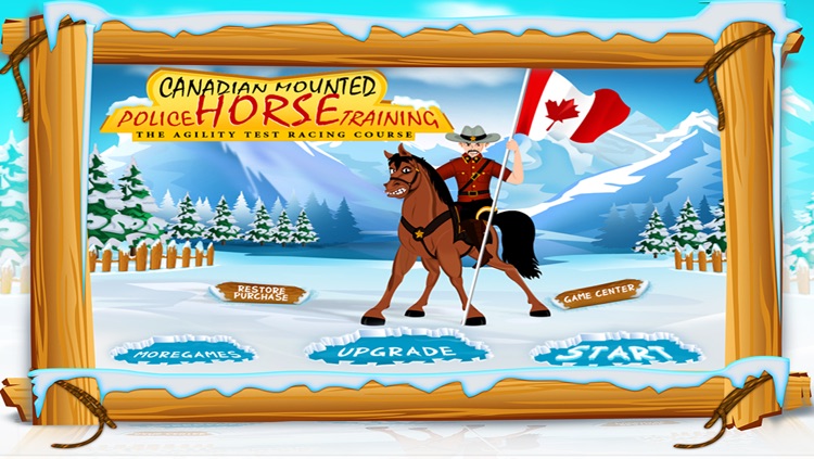 Canadian Mounted Police Horse Training : The Agility Test Racing Course - Free