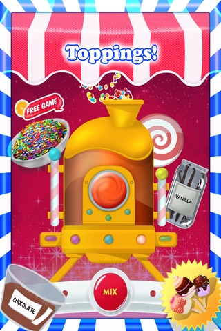 A Marshmallow Pop Maker FREE- Super fun food game for kids! screenshot 3