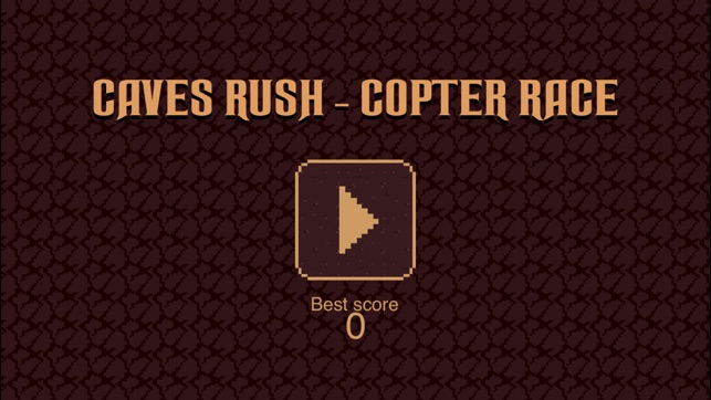 Caves rush - copter race