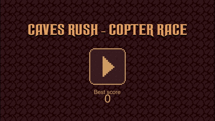 Caves rush - copter race