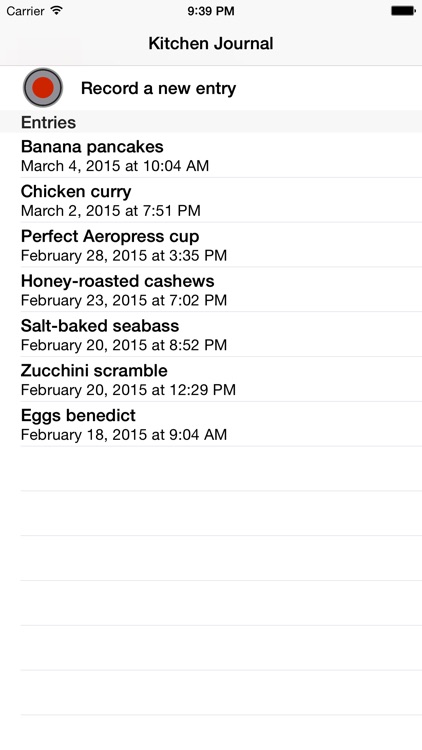 Kitchen Journal
