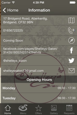 Shelleys Salon screenshot 3