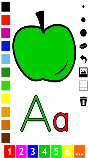 字母 圖畫書 幼兒： 學習寫和畫 字母 字母在英語與許多圖片，學校，幼兒園和幼兒園(圖1)-速報App