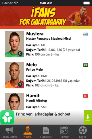 iFans For Galatasaray screenshot 2