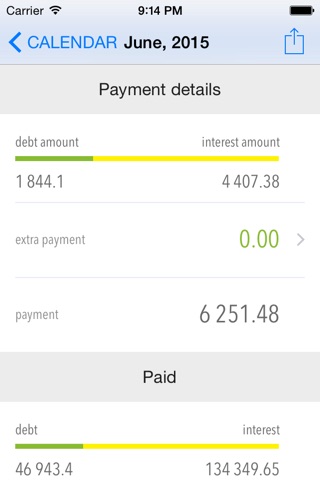 Calc - Loan calculator screenshot 3