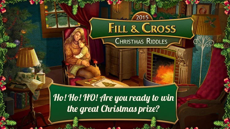 Fill and Cross. Christmas Riddles Free