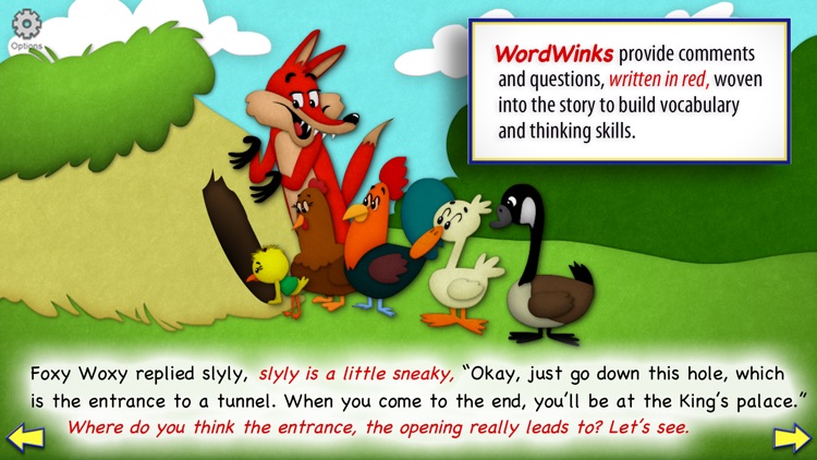 Chicken Little with WordWinks and Retell, Record & Share