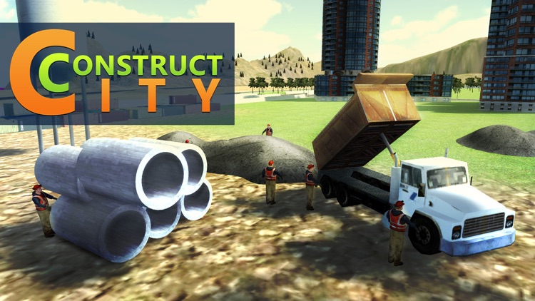 City Construction Crane Operator 3D – Heavy Transporter Truck Simulation Game