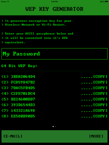Wifi Password Generator Pro – Secure WEP Keys - náhled