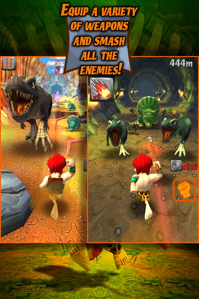 Caveman Dino Rush screenshot 3