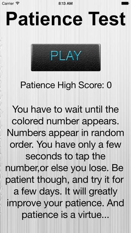 Patience Test screenshot-4