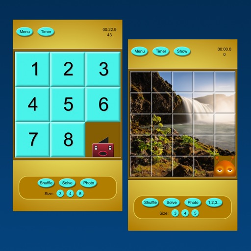 Tile Slyder: tile puzzle with numbers and photos iOS App