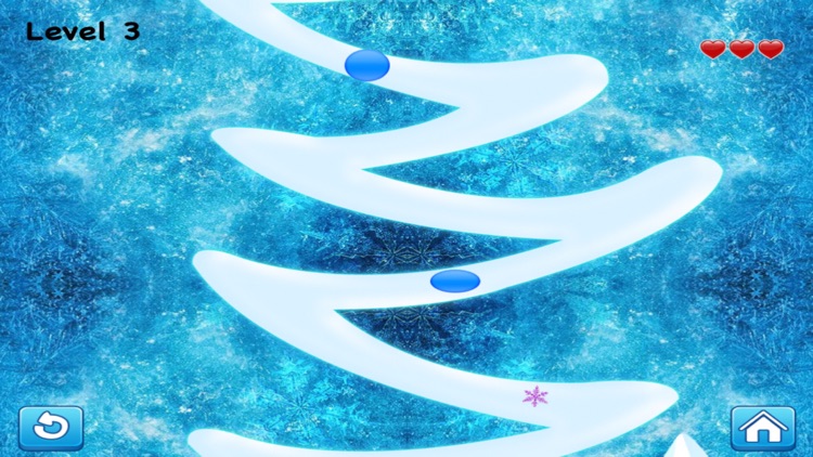 A Frozen Diamond Fall Escape - Snowflake Jewel Challenge screenshot-3