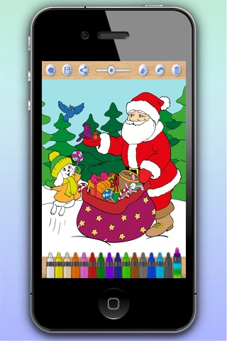 Christmas coloring book – coloring pages for children on the xmas holidays - Premium screenshot 3
