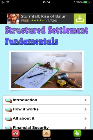 Structure Settlement Fundamentals screenshot 2