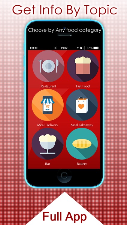 Food Restaurants & Bars finder - The fast way to find fast food , diner or where to eat at my current location plus GPS directions