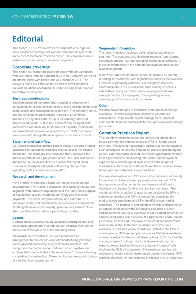 IFRS Review screenshot 4