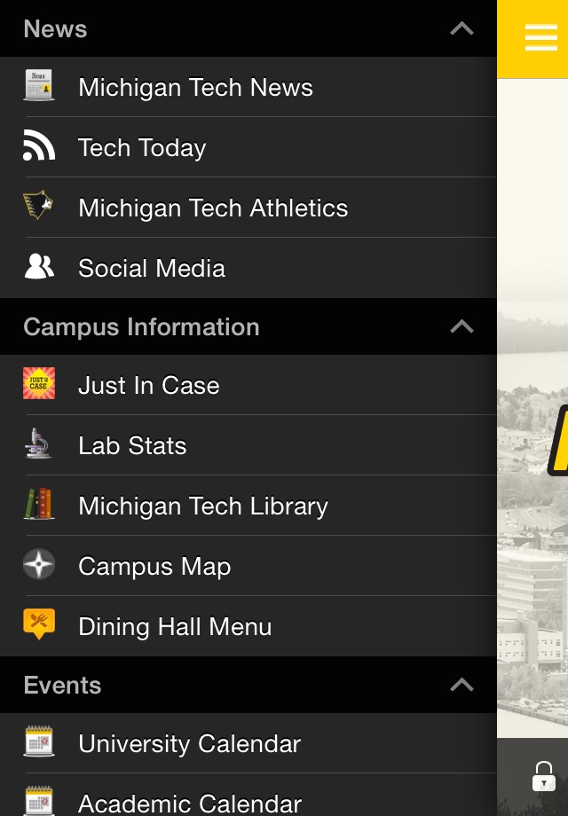 Michigan Tech screenshot 2