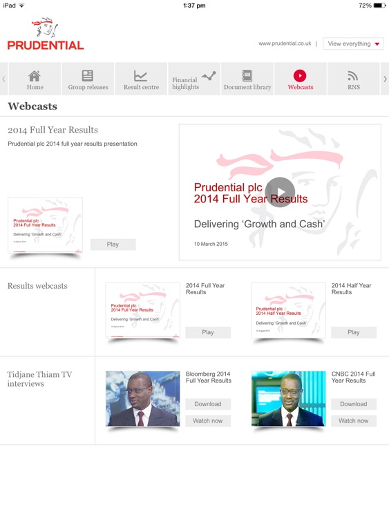 Prudential Investor Relations screenshot-3
