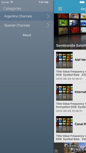 Argentina TV Channels Sat Info(圖3)-速報App