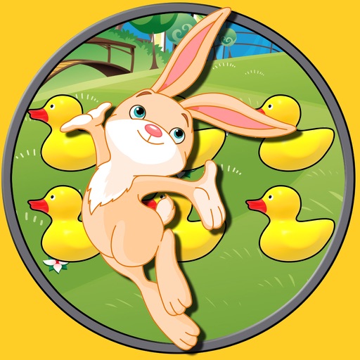 rabbits carnival shooting for kids - no ads icon