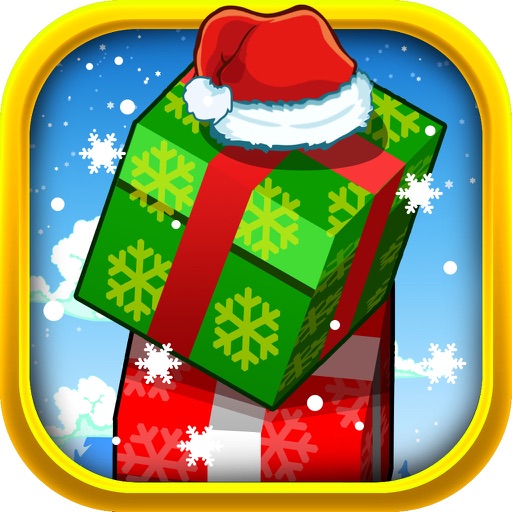 Amazing Christmas Block Tower Madness - use your fingers to push the circle & squares a-cross! iOS App