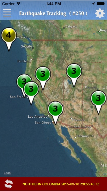 Earthquake Tracking